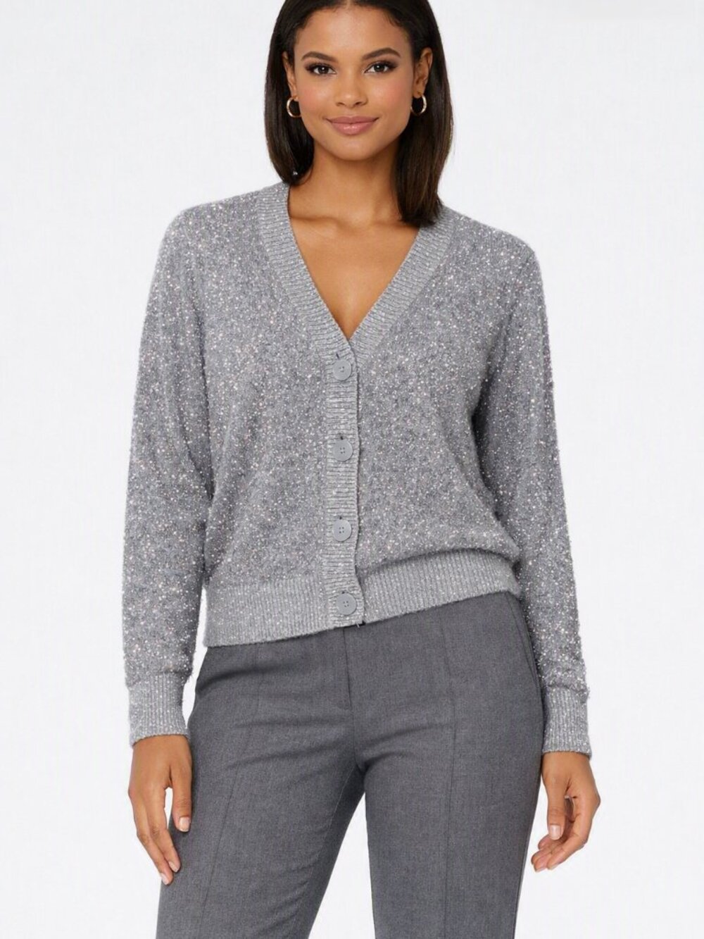 Kate Spade New York Sparkle Knit Cardigan